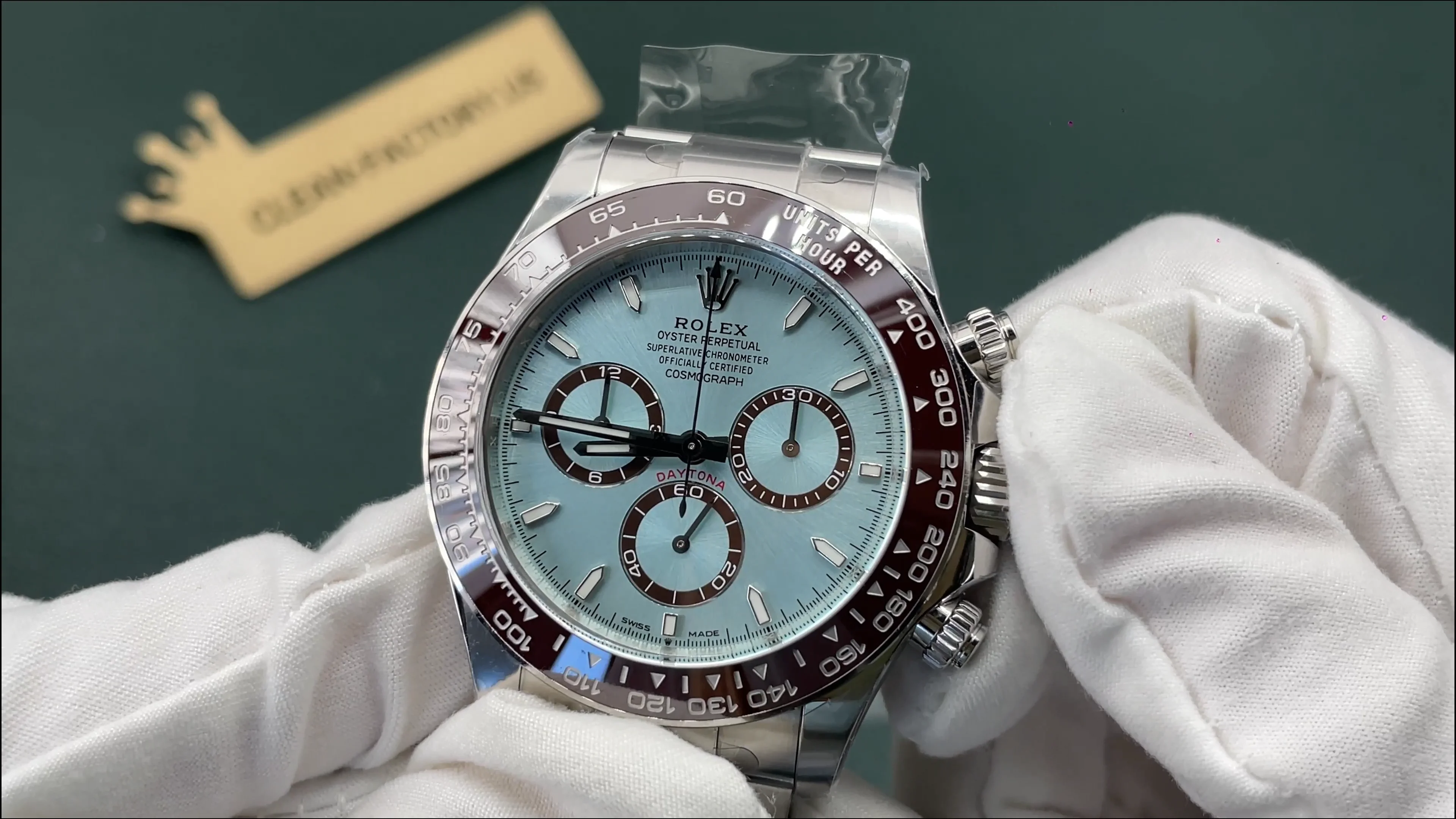 Clean Factory Rolex Daytona 126506 Ice Blue Dial,chestnut Brown Ceramic Bezel, Platinum wrapped, 904L Steel, Transparent Case Back Best Edition 4131 Movement - CLEAN FACTORY OFFICIAL WEBSITE – BEST CLONE ROLEX WATCH FOR SALE Clean Factory Rolex Daytona 126506 Ice Blue Dial,chestnut Brown Ceramic Bezel, Platinum wrapped, 904L Steel, Transparent Case Back Best Edition 4131 Movement - CLEAN FACTORY OFFICIAL WEBSITE – BEST CLONE ROLEX WATCH FOR SALE