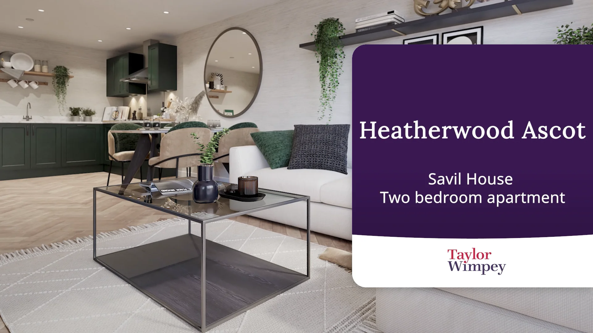 Heatherwood Royal Ascot Apartment Interior animation