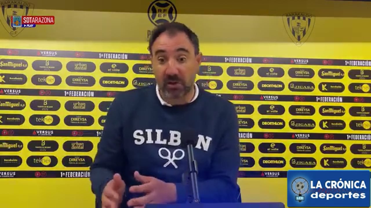 JUANMA BARRERO (Entrenador Tarazona) Barakaldo CF 3-0 SD Tarazona / J11 - 1ª RFEF / Fuente: SD Tarazona