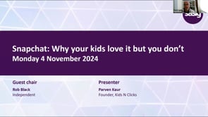 SASIG Webinar - Snapchat: Why your kids love it but you don’t 2024-11-04 10:59:47