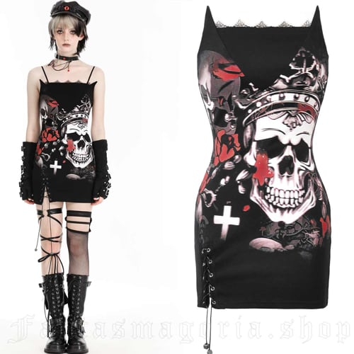 Punk Princess Bodycon Skull Dress video