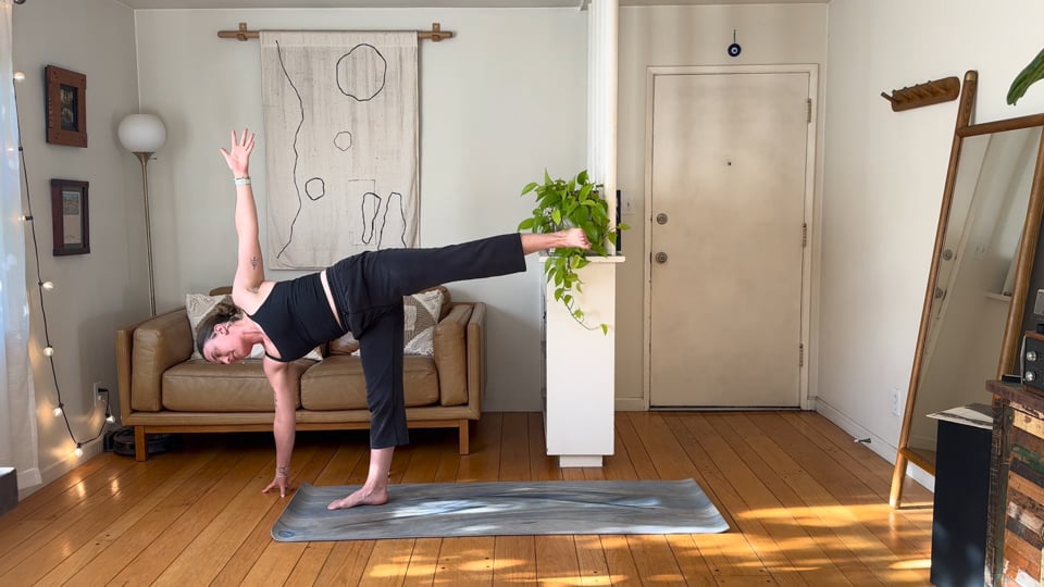 Walk Away From the Work Day, a 45-minute evening yoga class with Haley Havelock