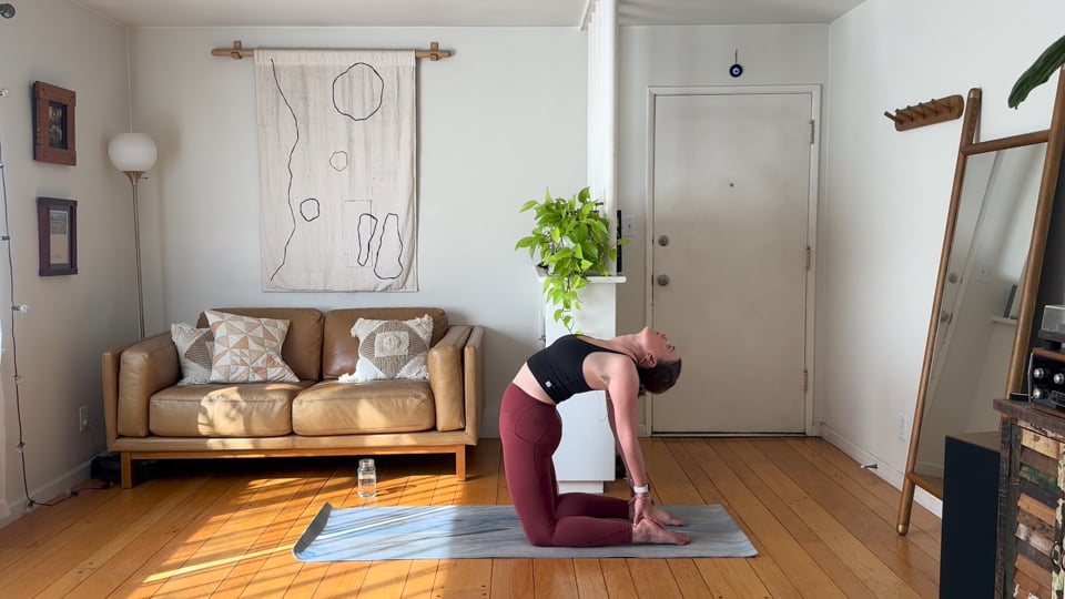 Empowered Morning Flow, a 45-minute morning yoga class with Haley Havelock