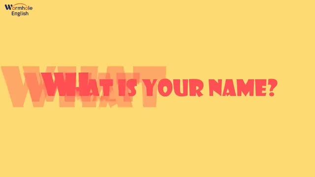 Conversation Practice: What Is Your Name