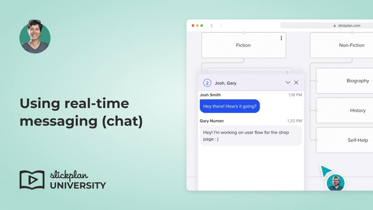 Using real-time messaging (chat)