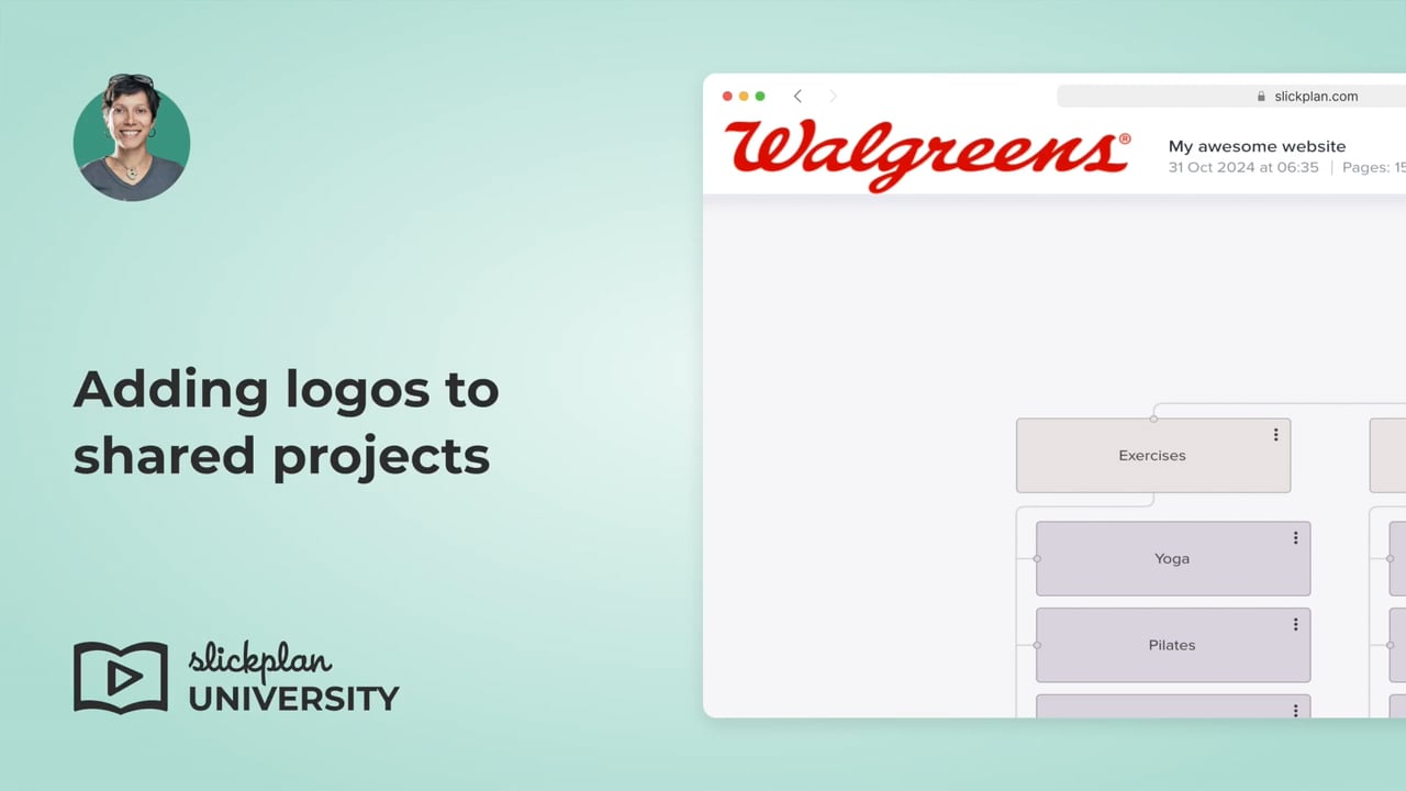 Adding logos to shared projects