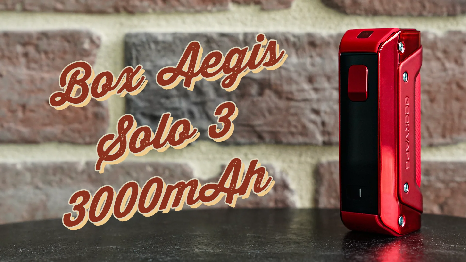 Box Aegis Solo 3 3000mAh Geek Vape