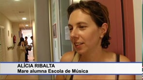 Menys alumnes a l'Escola de música