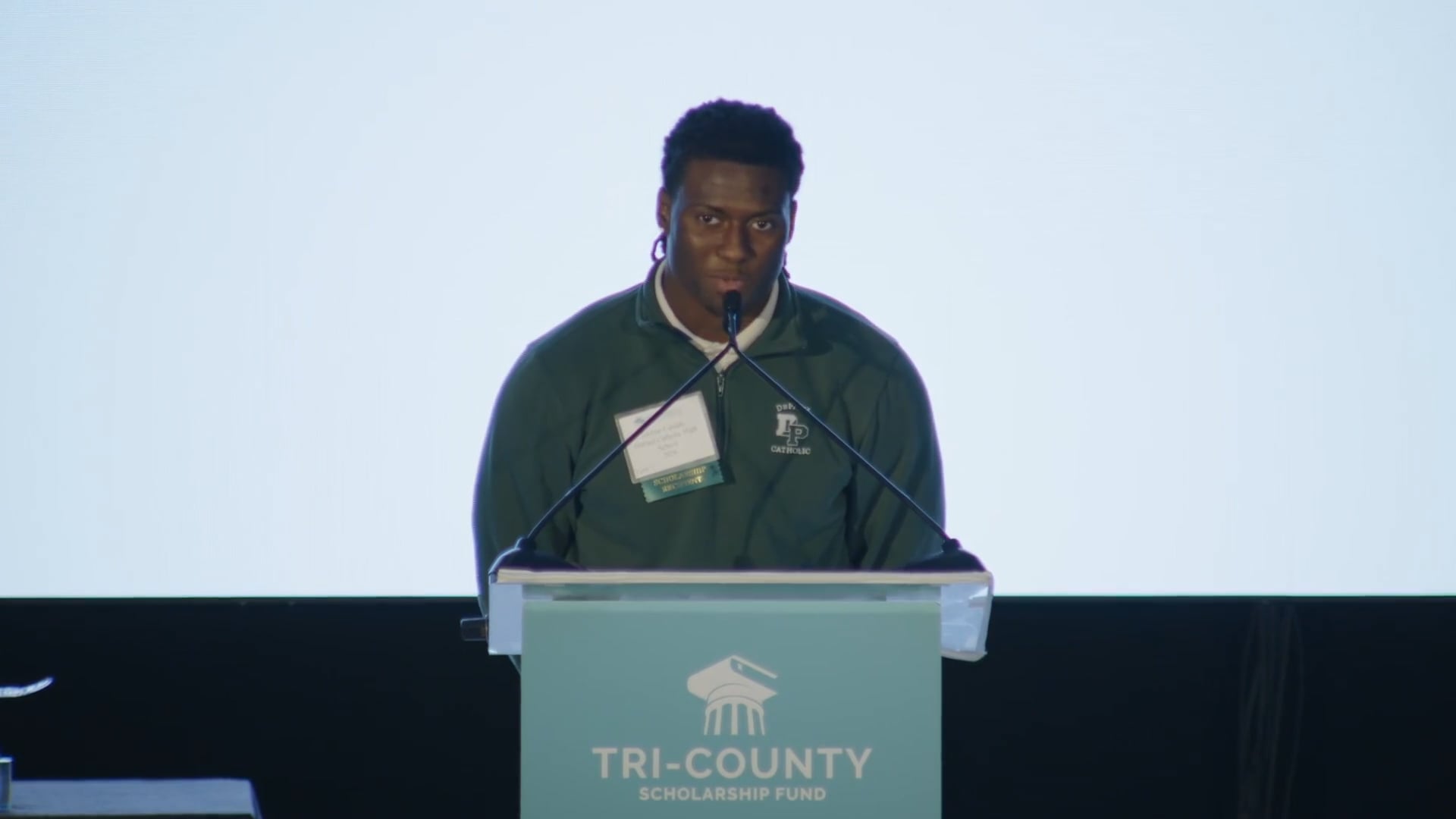 Cartier, Tri-County Scholarship Fund Student Speaker