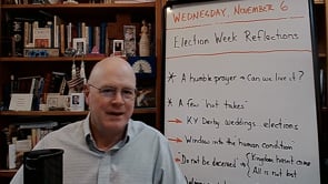 "Election Week Reflection" (#3)