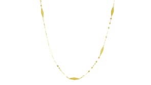 Italian 10kt Yellow Gold Kite Station Necklace