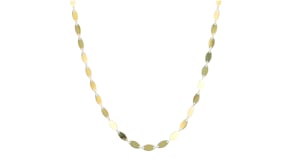 Italian 10kt Yellow Gold Oval-Link Necklace