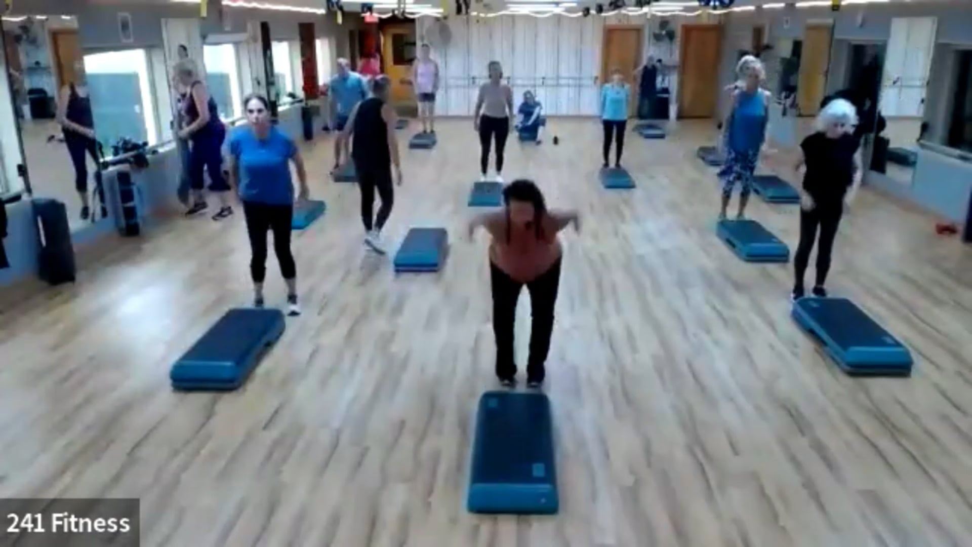 10-28-24  weights, towel, mat, step (optional)
