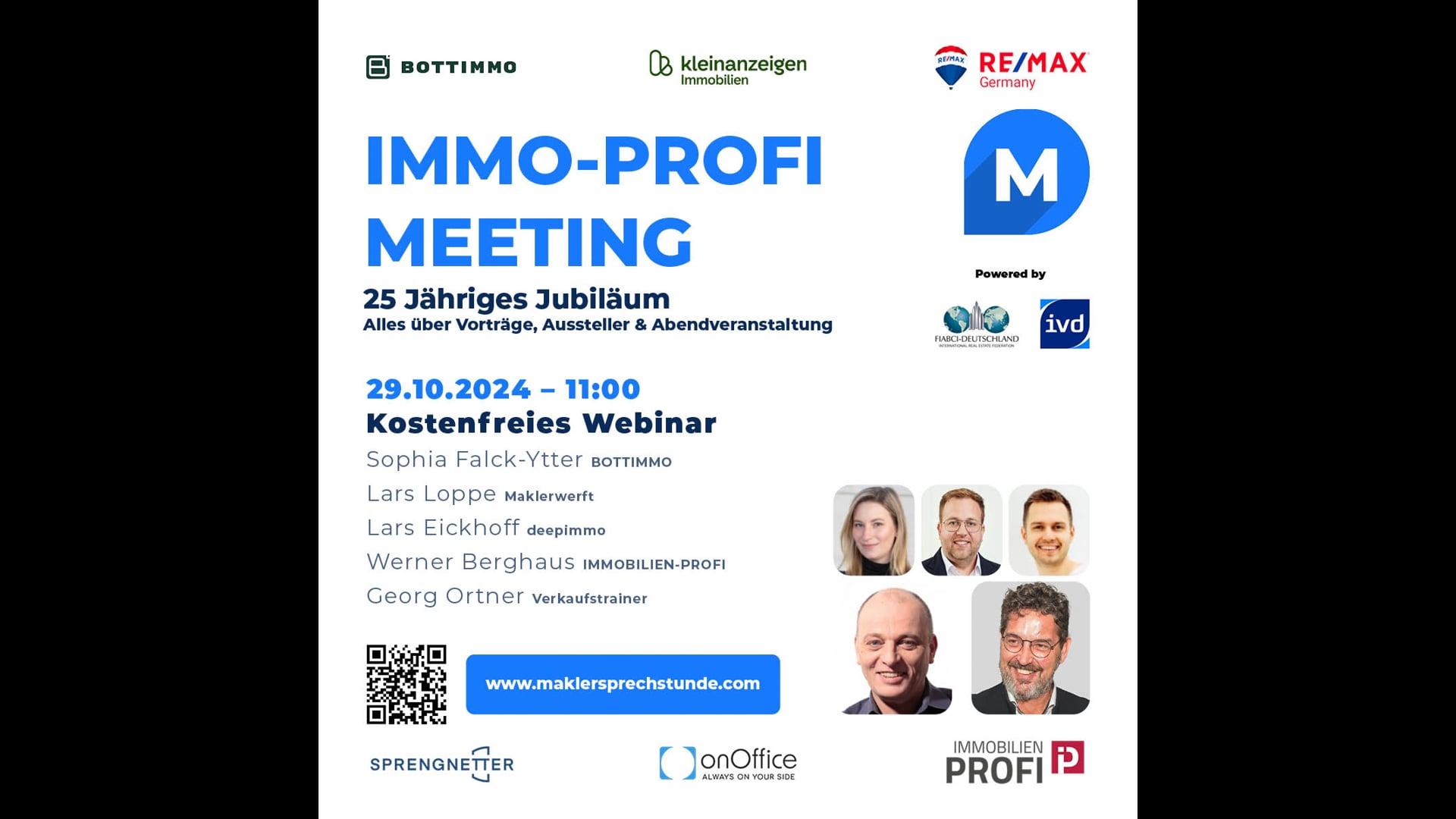 IMMOBILIEN-PROFI Meeting, 25 Jähriges Jubiläum - Alles über Vorträge, Aussteller & Abendveranstaltung