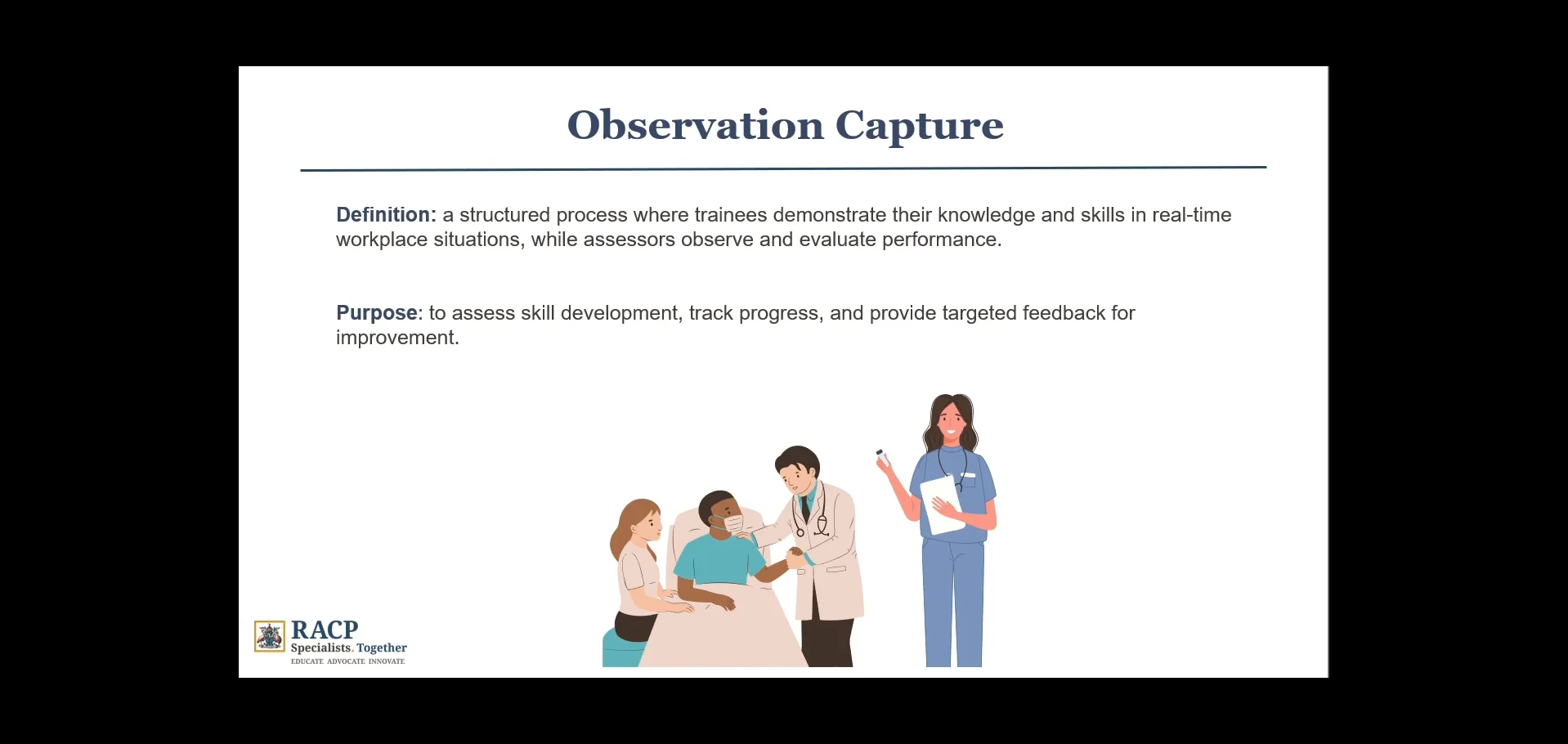 Assessor submits an Observation Capture