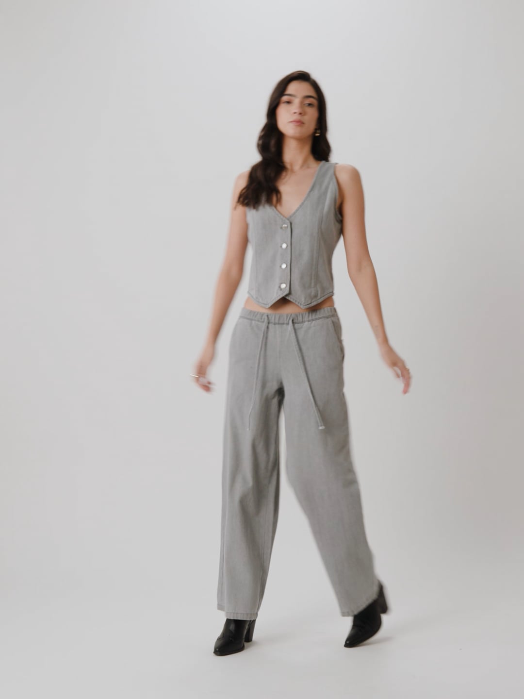 LENNON WIDE LEG DENIM PANTS