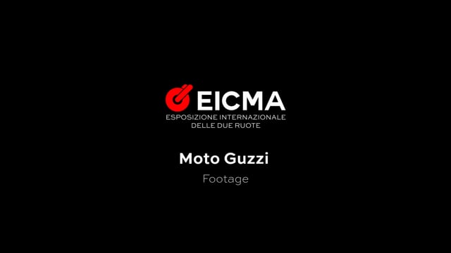 EICMA24 - Moto Guzzi footage
