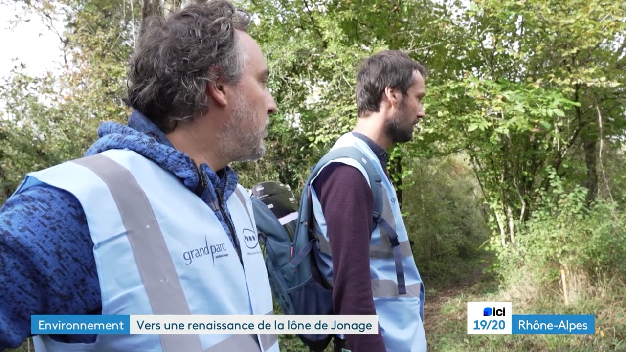 La renaissance de la lône de Jonage : étape de la remise en eau