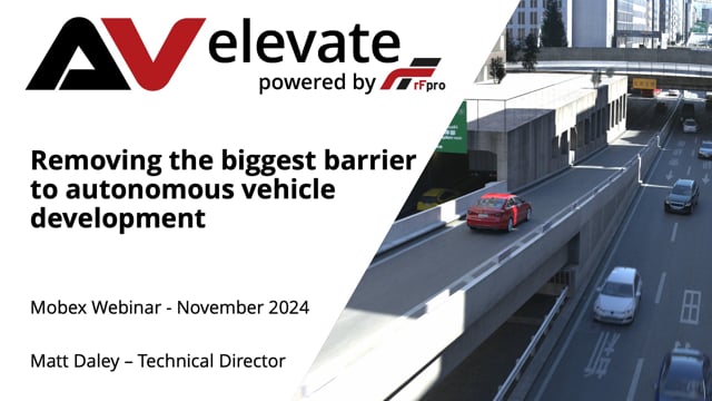 Removing the biggest barrier to autonomous vehicle development