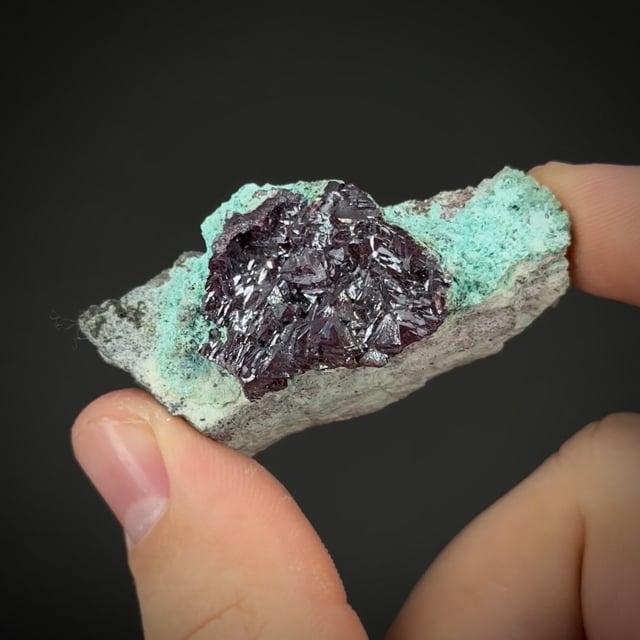 Cuprite on Chrysocolla