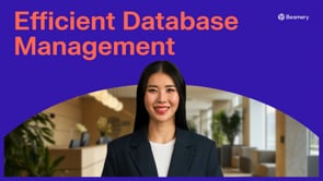 Efficient Database Management