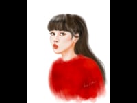 Illustration Basic - Lisa in Red