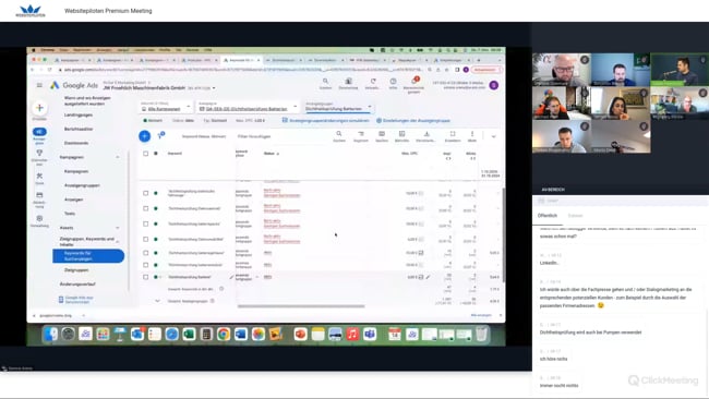 Bald Negativkeywords bei PMax, Google Ads für Prüftechnik, Gesperrte Prdodukte im Merchant Center, PMax vs. Suchnetzwerk mit Malte vom 07.11.24