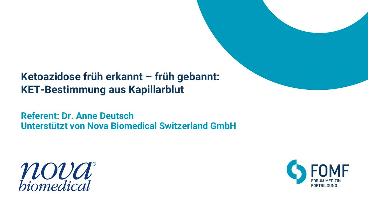 Ketoazidose früh erkannt – früh gebannt: KET-Bestimmung aus Kapillarblut