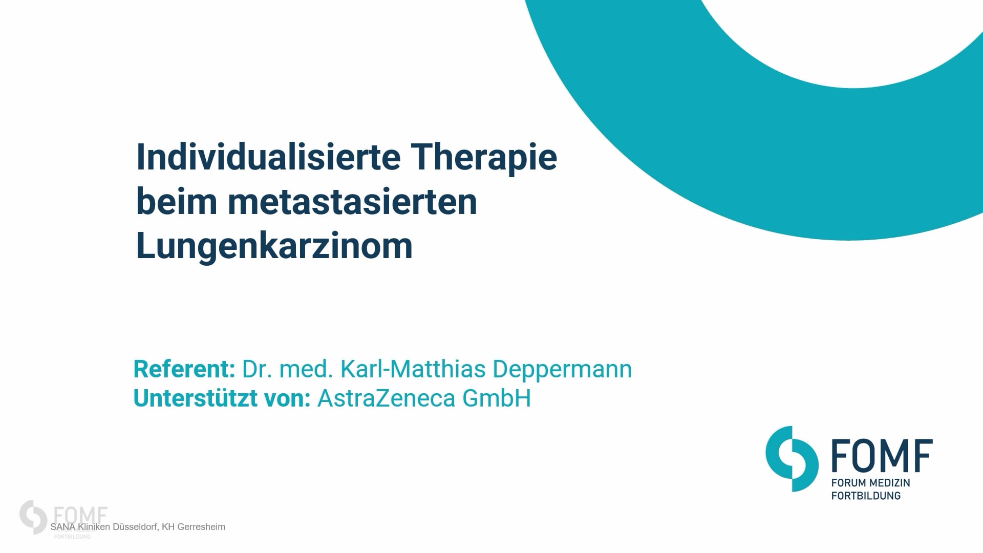 Individualisierte Therapie beim metastasierten Lungenkarzinom