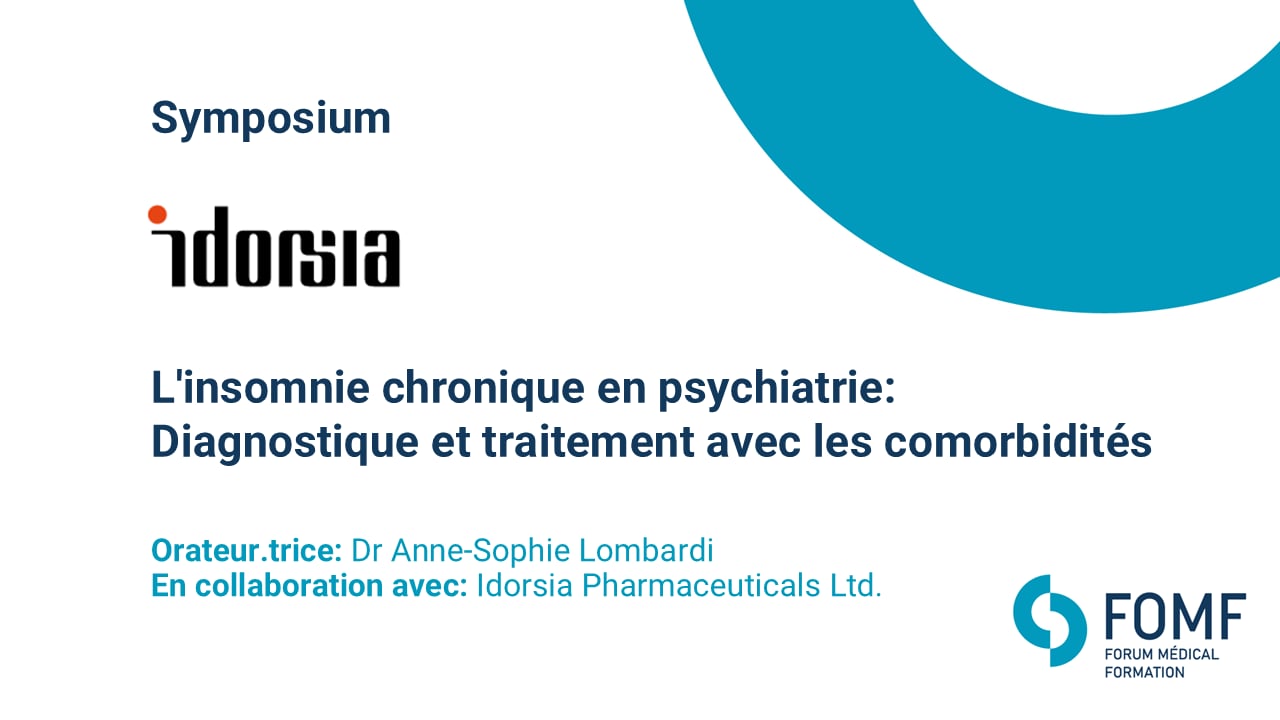 L'insomnie chronique en psychiatrie: Diagnostique et traitement avec les comorbidités