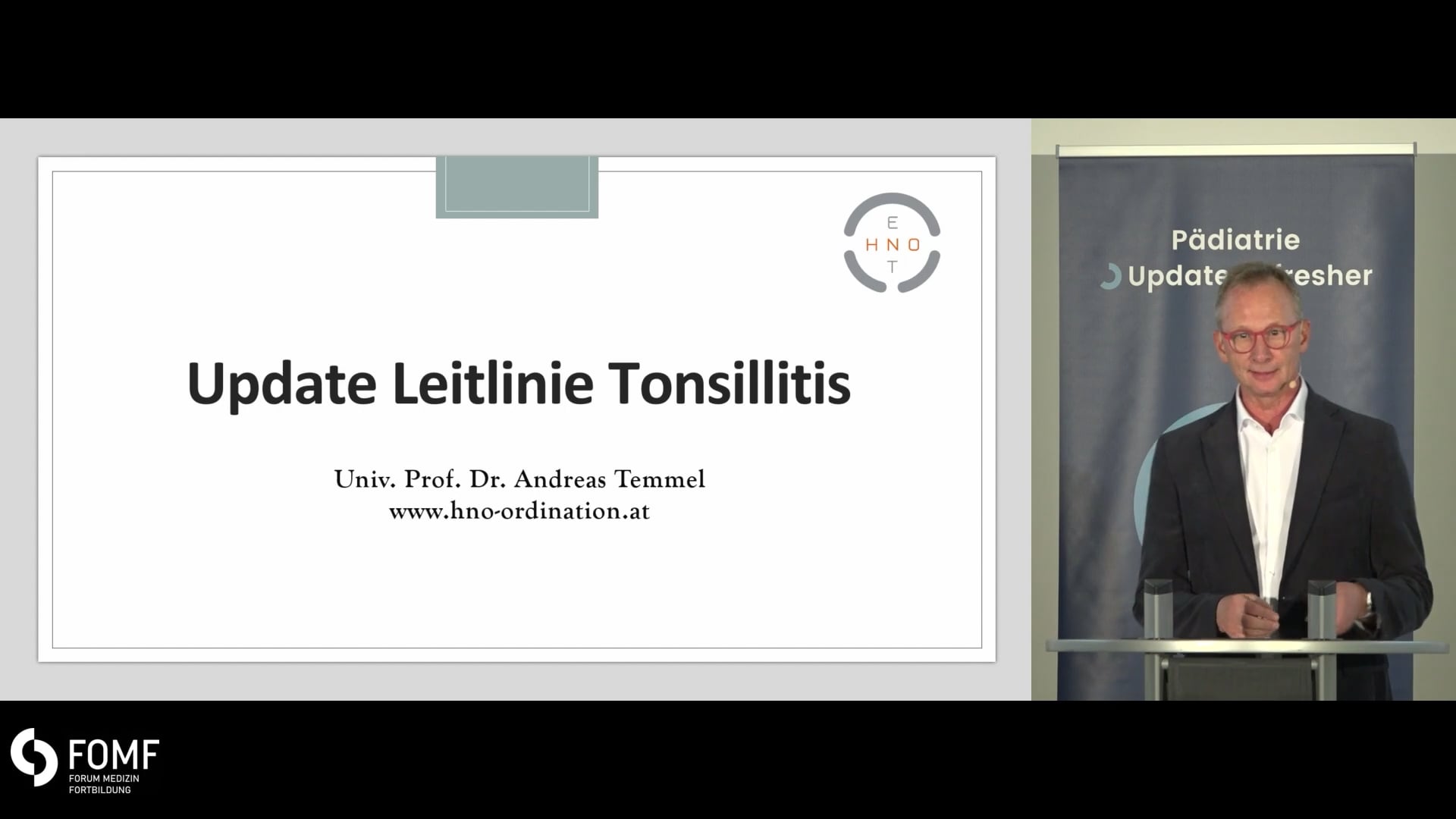 Update Leitlinie Tonsillitis – Andreas Temmel 