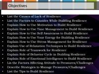 Explain How to Deal with High-Pressure &amp; Change	