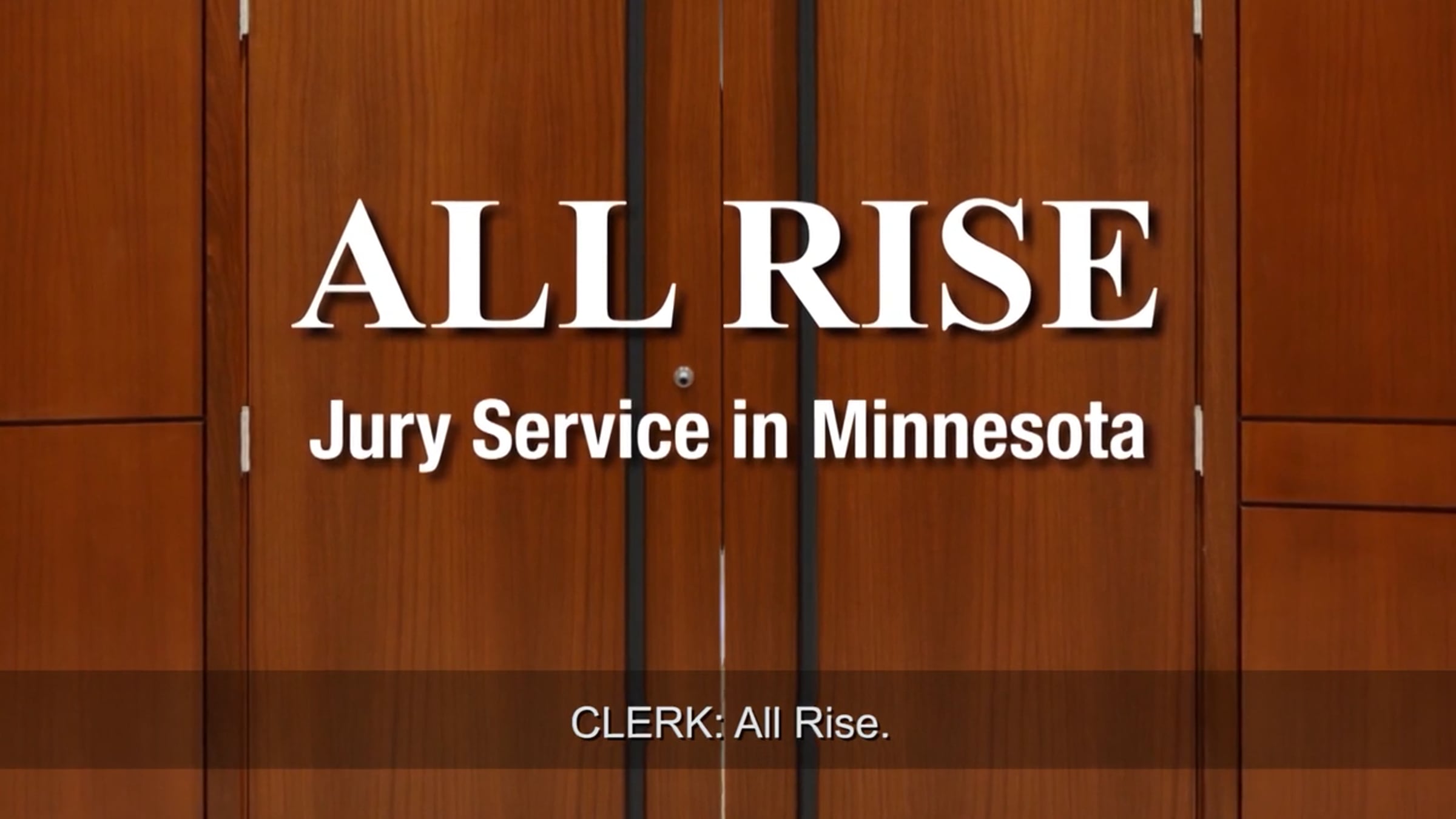 All Rise - Jury Service in Minnesota (2024) | Videos & Movies on Vimeo