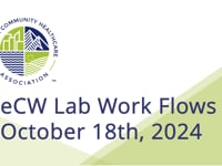 eCW Lab Workflows Webinar