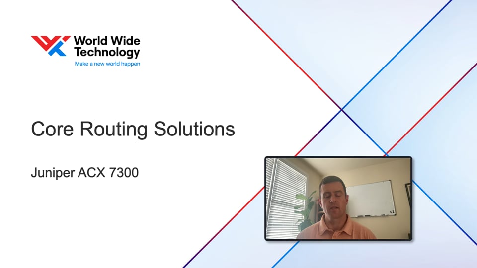 Core Routing Solutions: Juniper ACX 7300