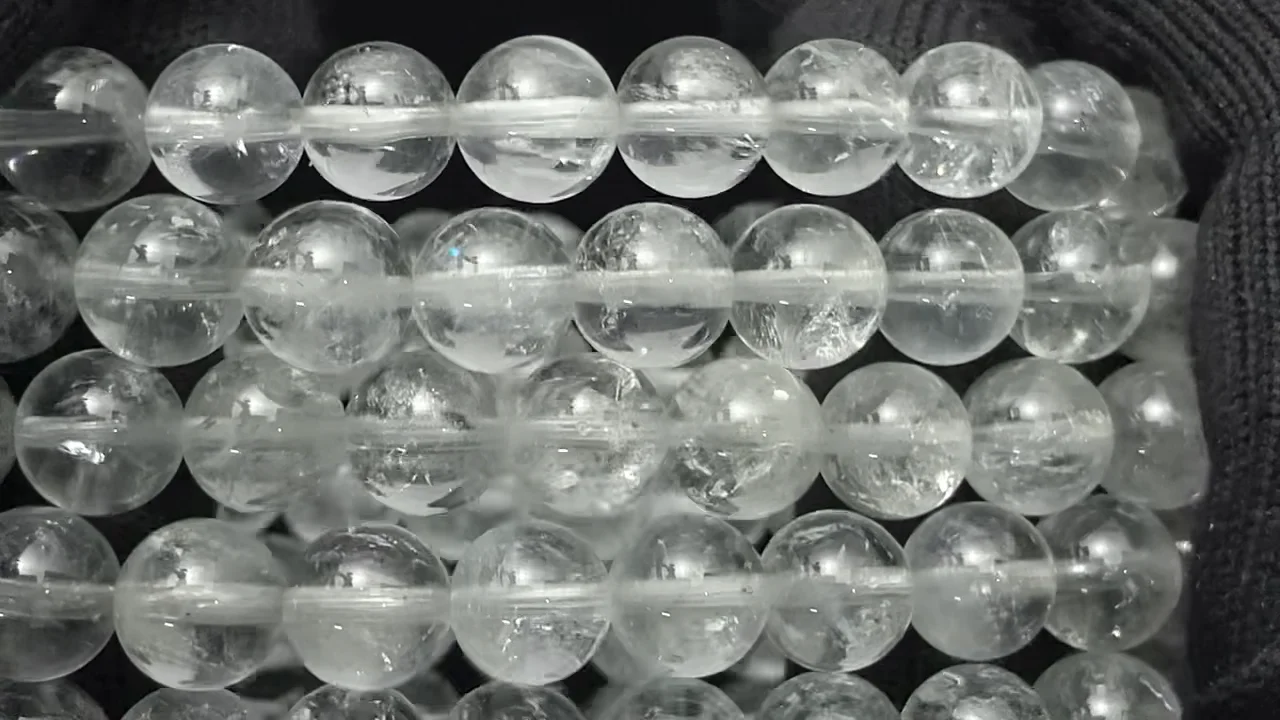 グリーンアメジストアイリスクォーツ ラウンド8mm ブレスレット