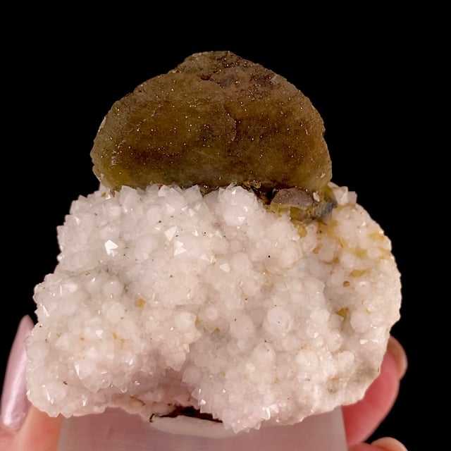 Siderite (formerly ''Chalybite'') on Quartz (classic material)