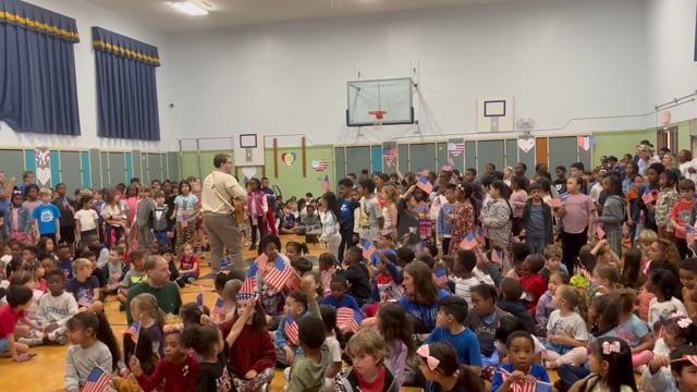 Veterans Day Ceremony at Redwood