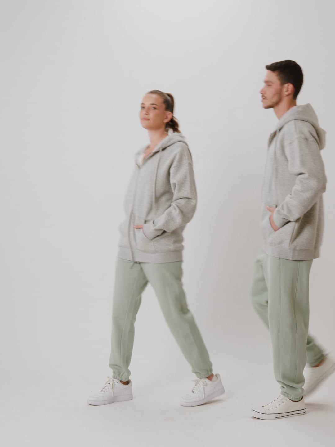 POSEIDON OVERSIZE ZIP UP HOODIE