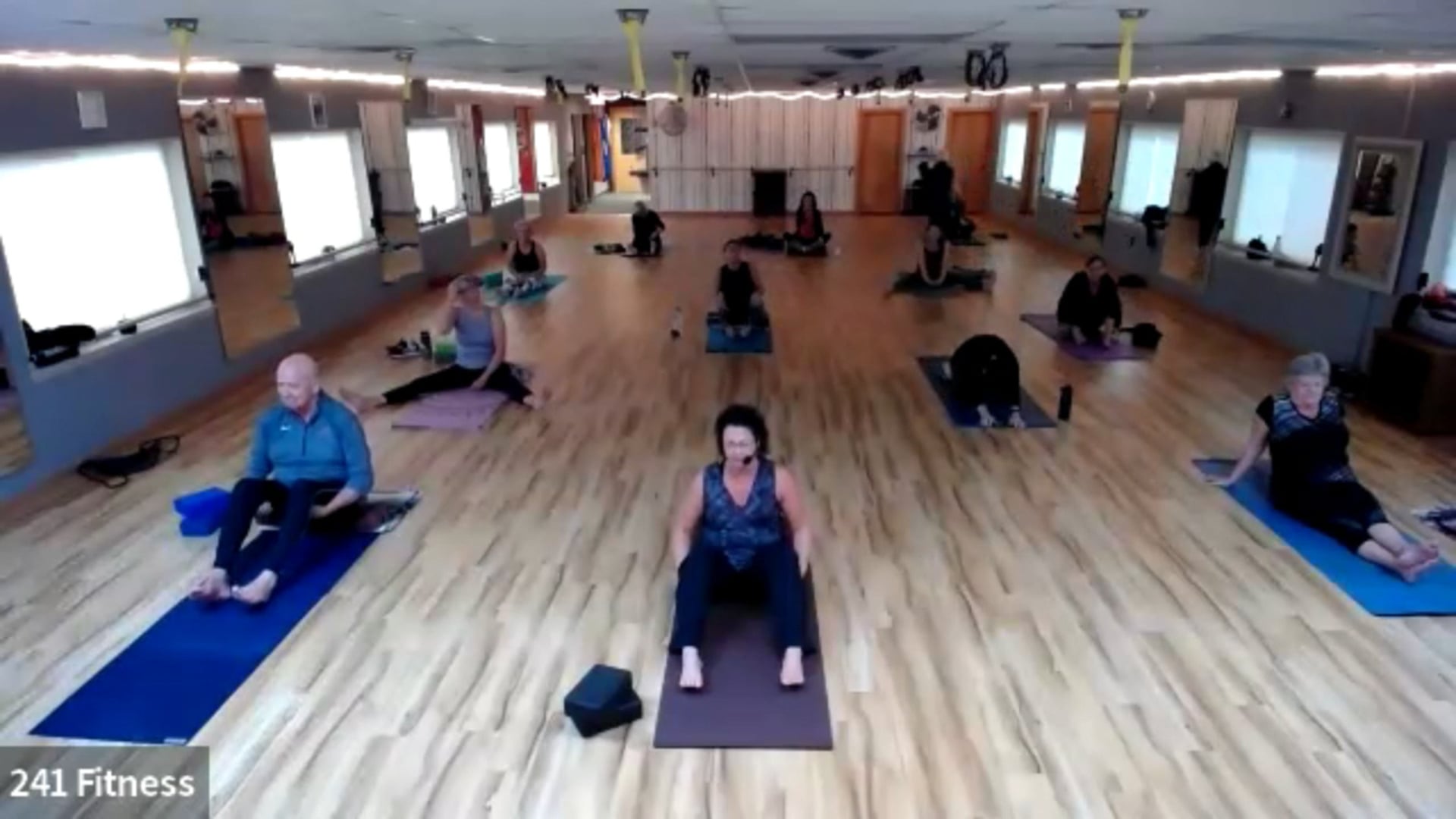 11-9-24 - Gentle Yoga for Low Back, Hips, SI joint - mat, blocks