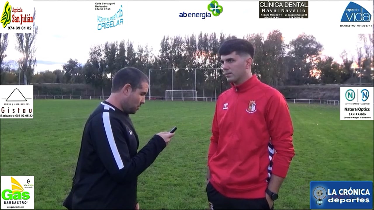 JAVI MARTÍN (Entrenador Pradillano) Sporting Pradillano 1-1 CD Cariñena / J10 - Regional Preferente G2