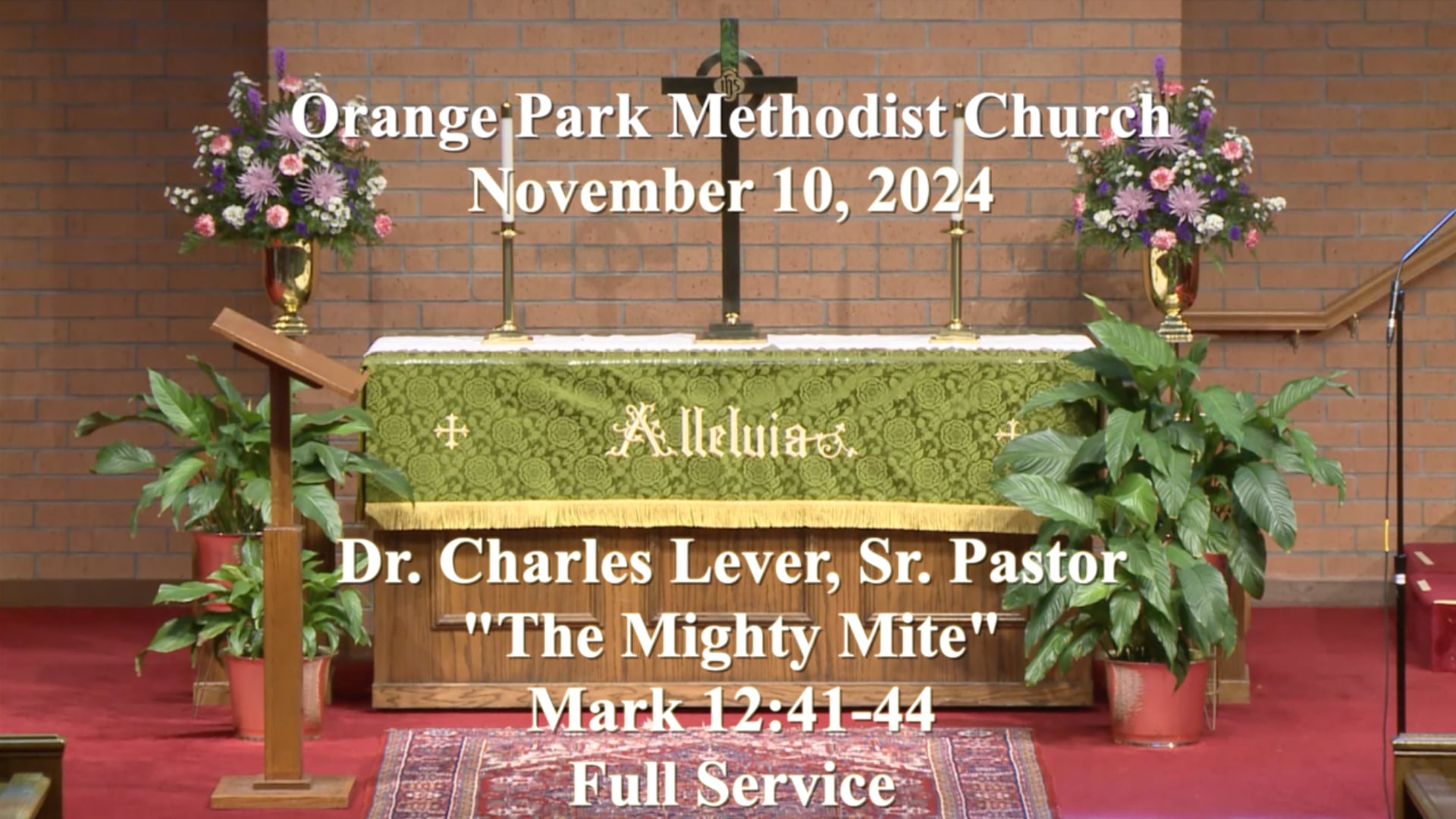 November 10, 2024 Full Service