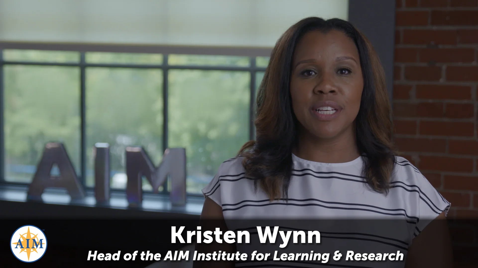 Kristen Wynn - AIM Institute Welcome 