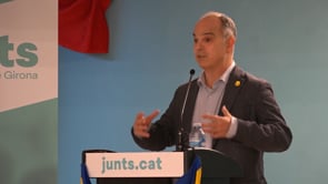 Jordi Turull des de l'Escala: 'JuntsxCat és l'única alternativa al govern d'Illa'