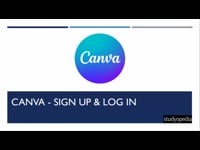 How to sign up and login to Canva