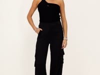 Zwart topje one shoulder_1