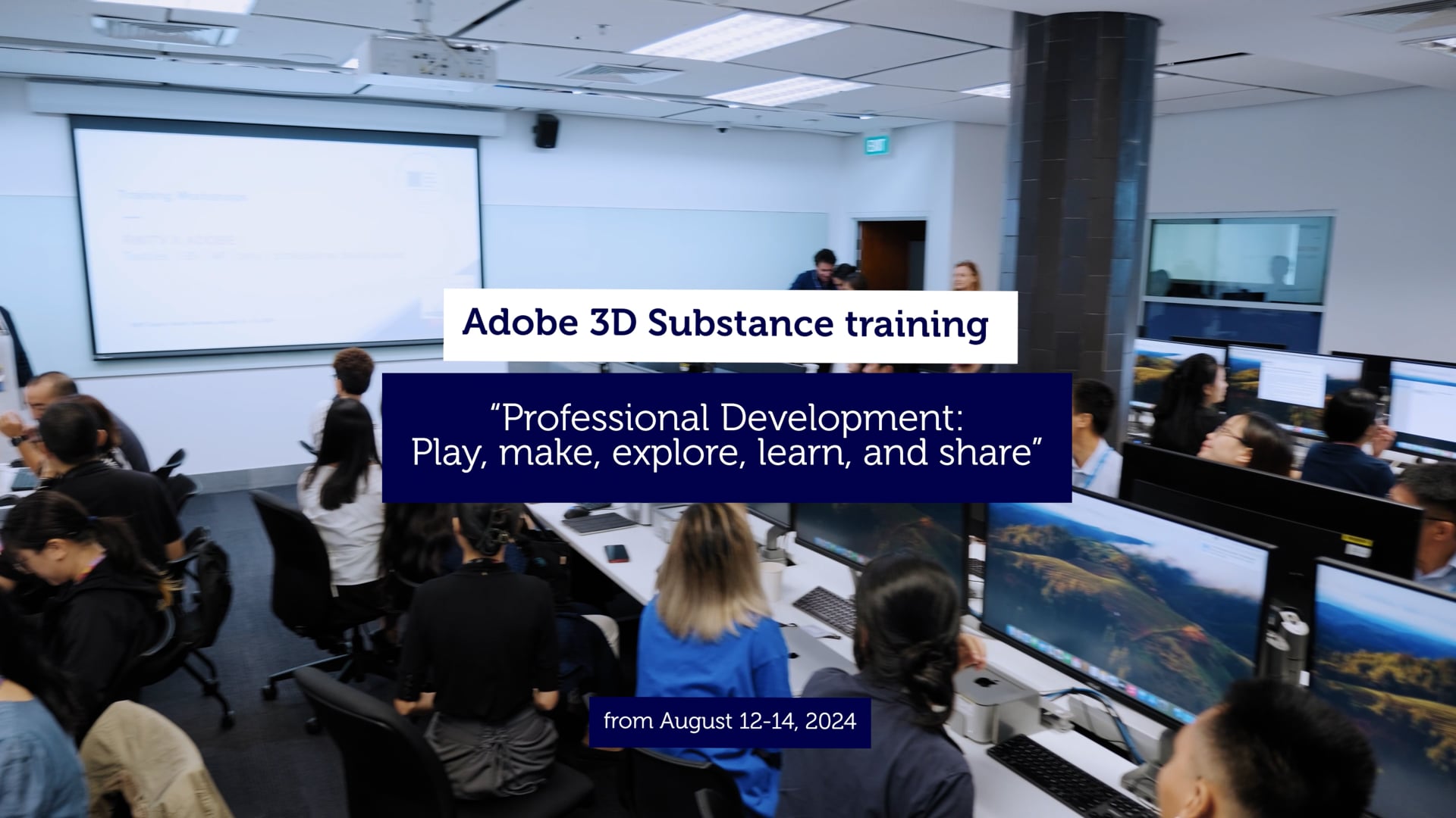 RMIT UNIVERSITY | ADOBE X RMIT: "ADOBE 3D SUBSTANCE TRAINING" VIDEO RECAP | MAIN VERSION