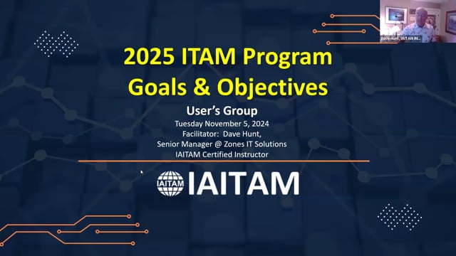 2025 ITAM Program Development