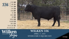 Lot #336 - WILKEN 336