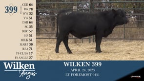 Lot #399 - WILKEN 399